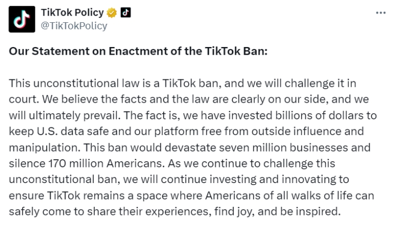 TikTok Shop美区将永久封禁？