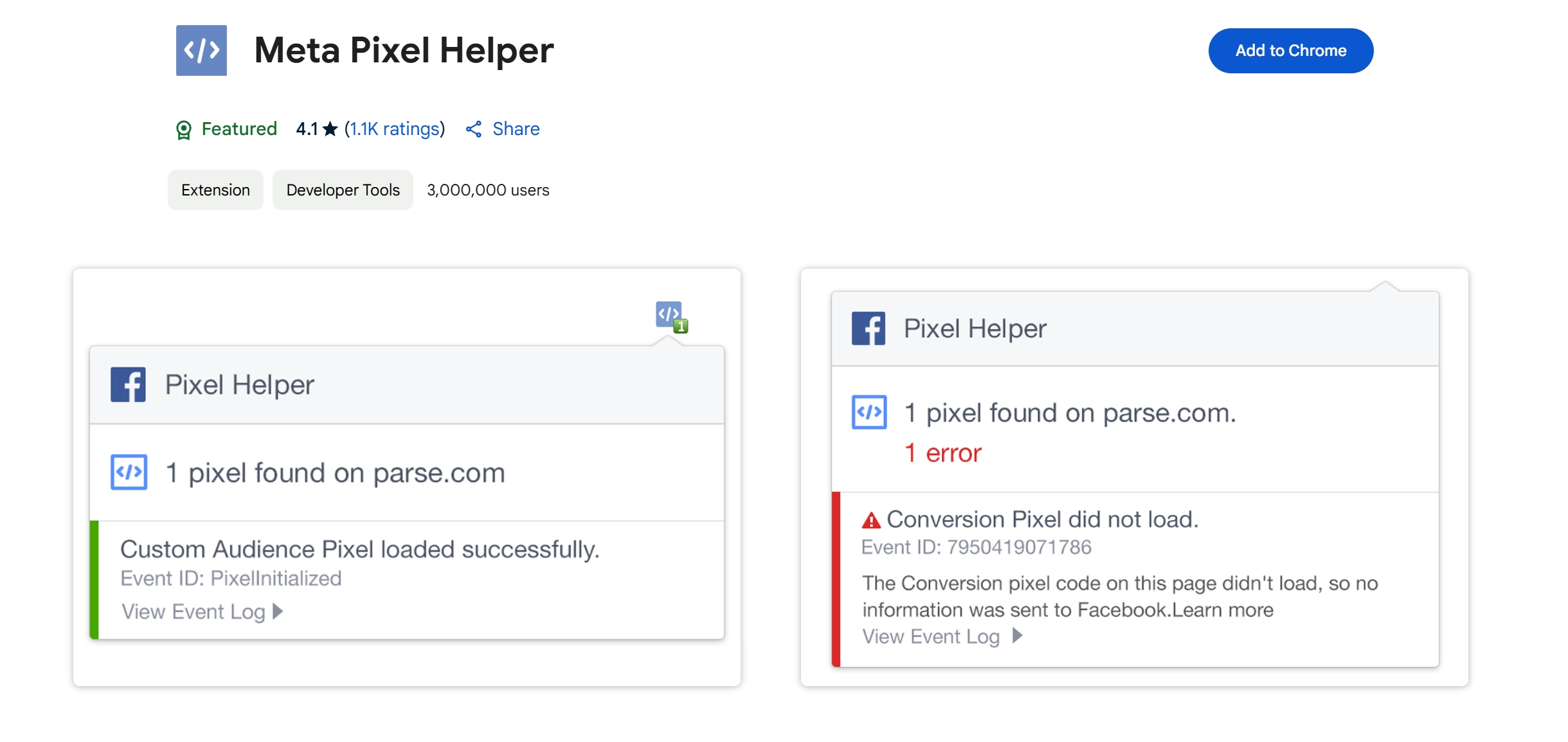 Facebook像素助手插件