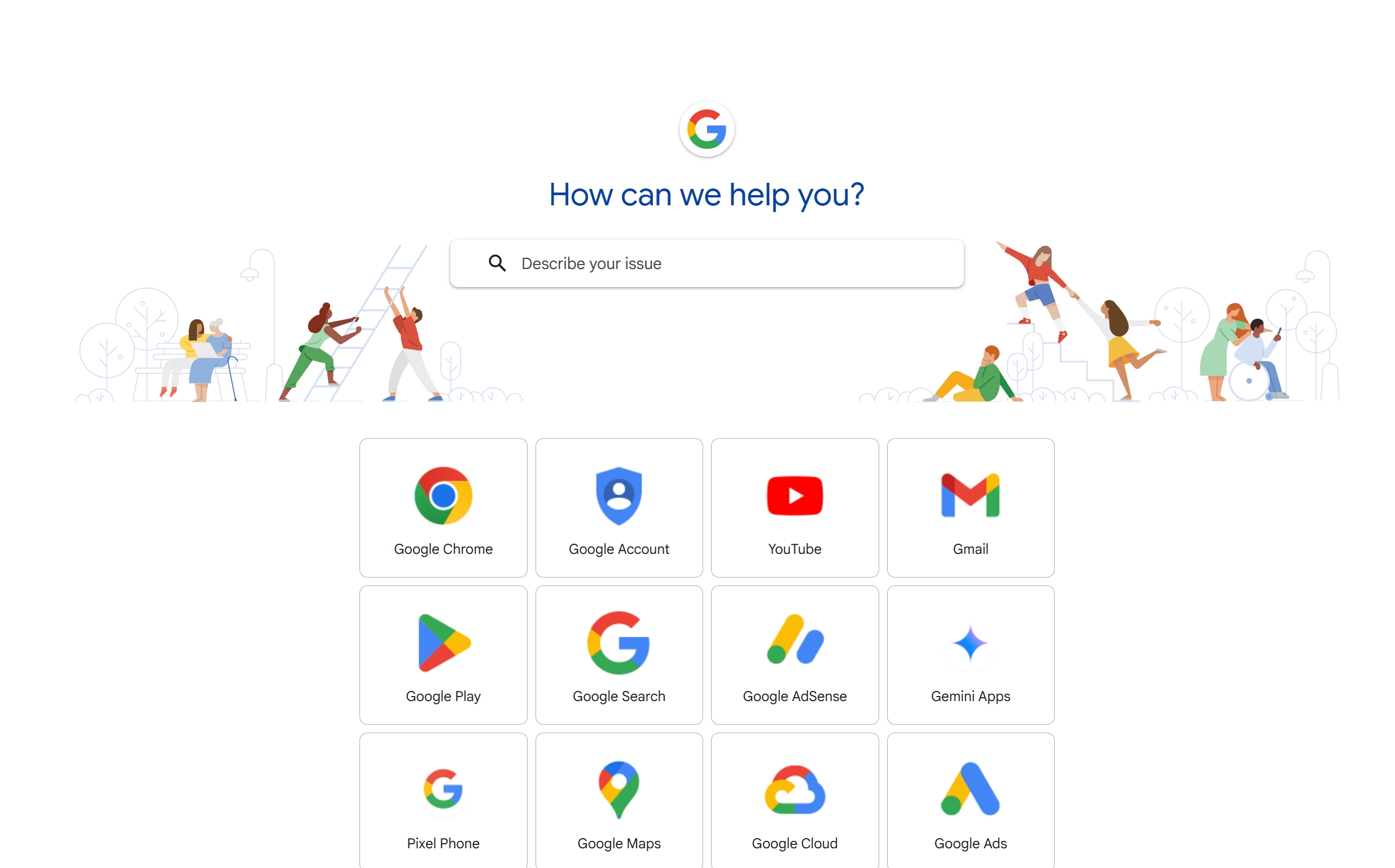 谷歌用户帮助中心