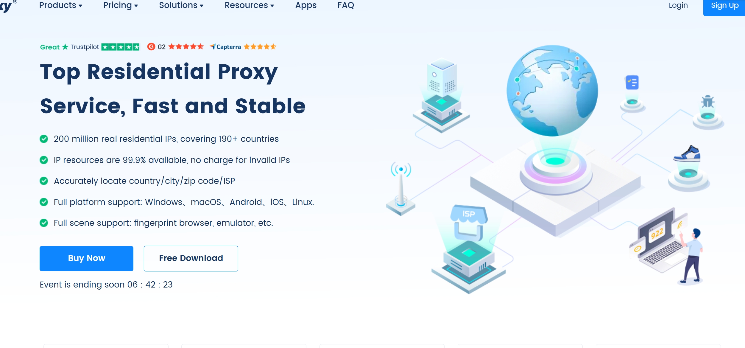 922 S5 Proxy（全球住宅IP）