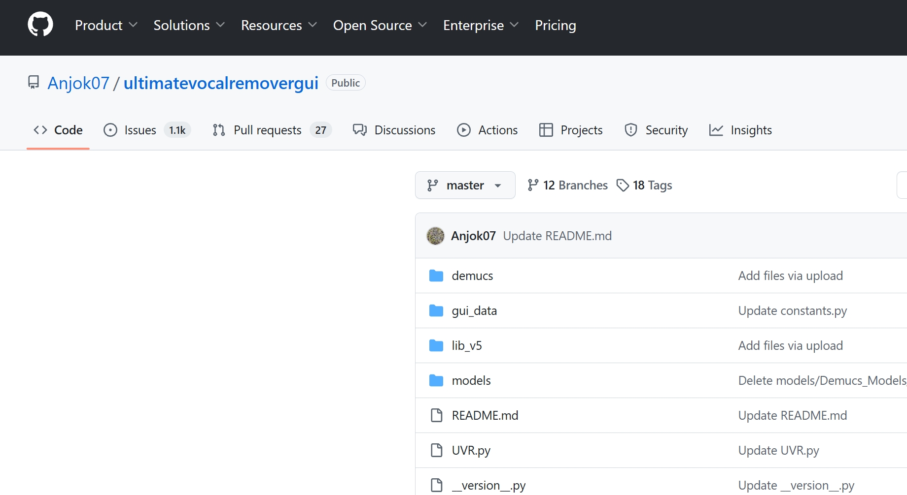 Ultimate Vocal Remover UVR5.6