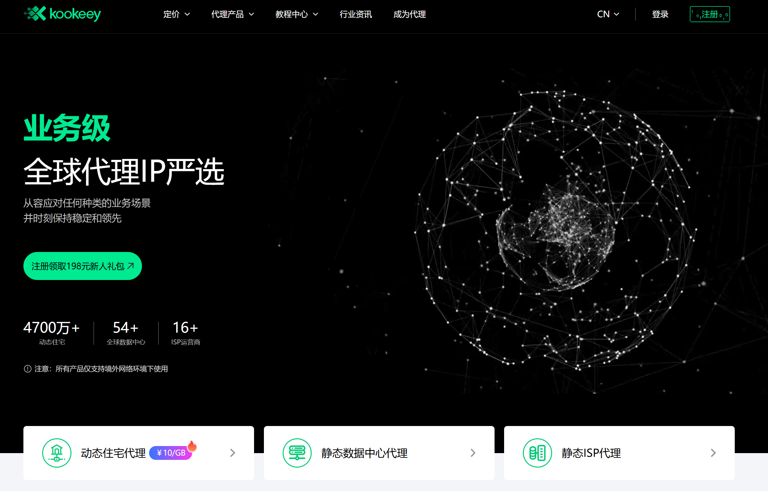 kookeey业务级代理IP